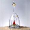 魚錐造型工藝酒瓶內(nèi)置小和尚白酒瓶個(gè)性吹制玻璃酒瓶異形酒瓶