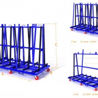 移動式玻璃運輸架、玻璃架子、A型架